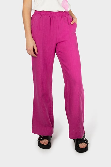 TROUSER WOVEN LONG FESTIVAL FUCHSIA by Sandwich