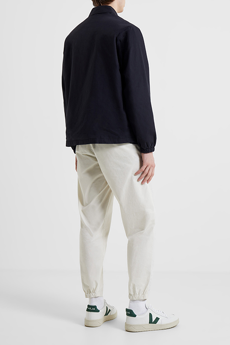 PEACHED COTTON COACH JACKET BLACK ONYX 3