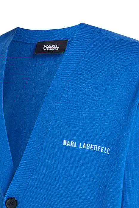 V NECK CARDIGAN ROYAL BLUE 3