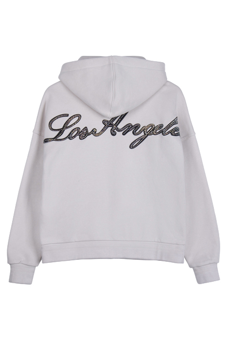 HOOD ZIP L.A. SWEATS MUTED STONE 2