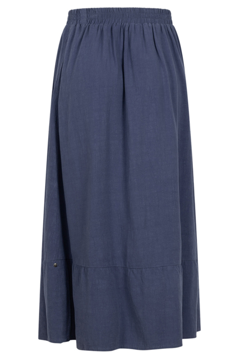 SKIRT WOVEN LONG BLUE INDIGO 4