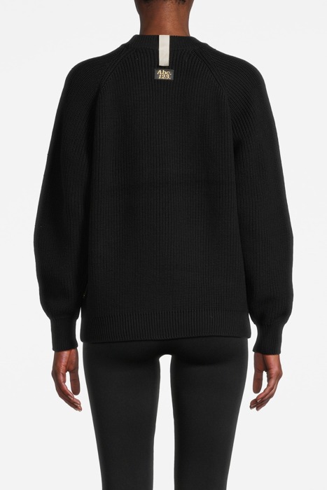 ABC. – RIBBED CREWNECK BLACK 2