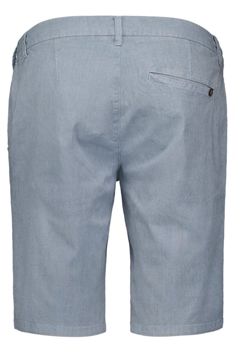 SHORT 2 COLOURED STRIPE WITH LINEN GARMENT DYED STRETCH ICE 2