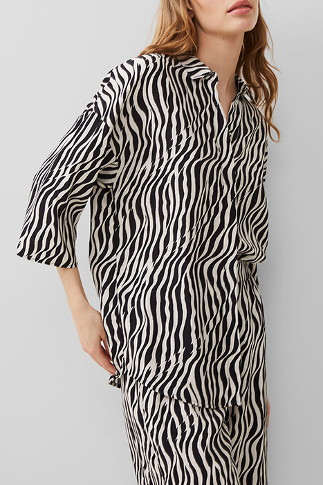 SEINE DELPHINE SHIRT BLACKOUT/CLASSIC C 4