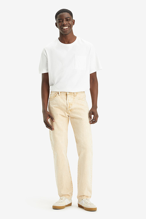 501 STRAIGHT JEANS BEIGE 2