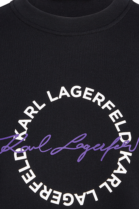 CIRCLE LOGO SWEATSHIRT BLACK 3