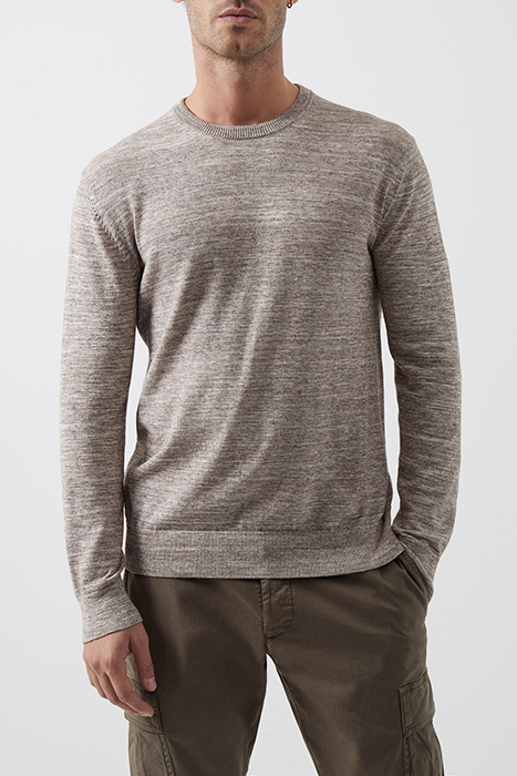 SPACE DYE JUMPER BLACK 1