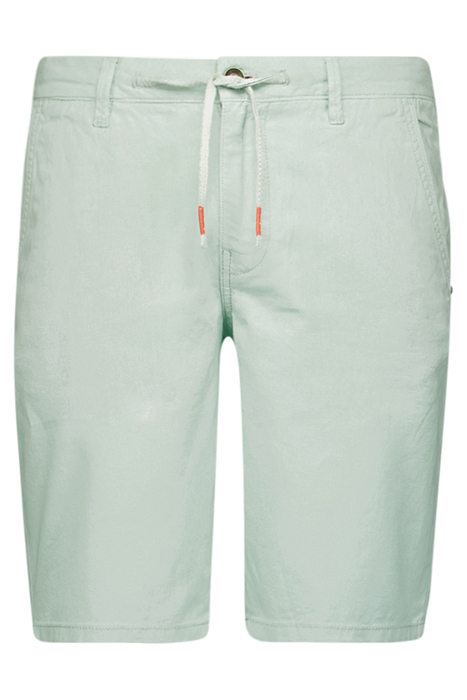 SHORT WITH LINEN GARMENT DYED MINT 4