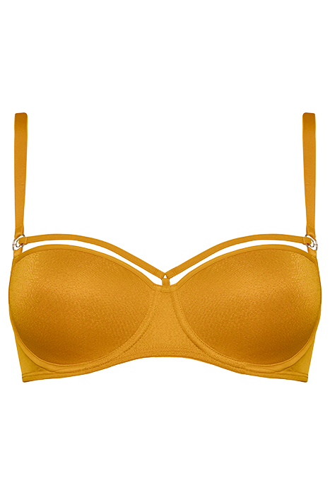 SPACE ODYSSEY SHIMMERING OCHRE BALCONY BRA 4