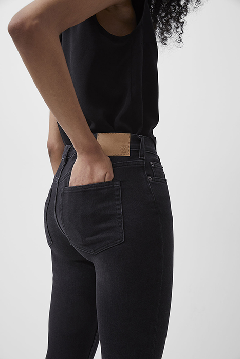 SLIM FIT DENIM JEANS BLACK 4