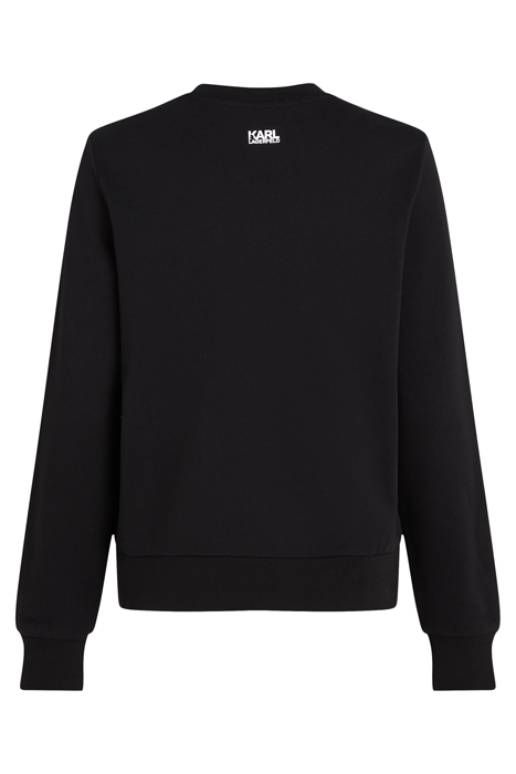 KARL ESSENTIAL LOGO SWEAT BLACK 2