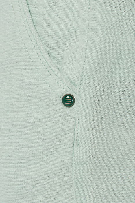 SHORT WITH LINEN GARMENT DYED MINT 7
