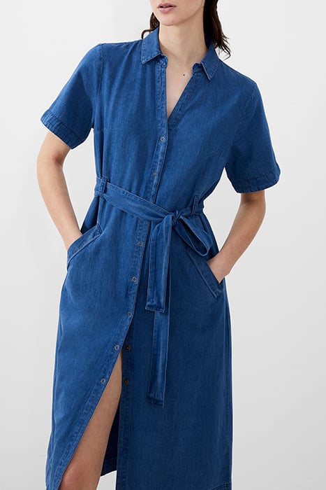 ZAVES CHAMBRAY DENIM DRESS LIGHT VINTAGE 3