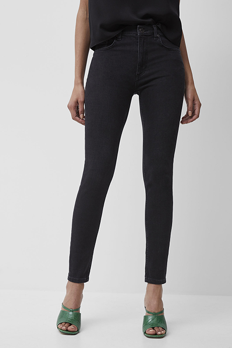 SLIM FIT DENIM JEANS BLACK 1