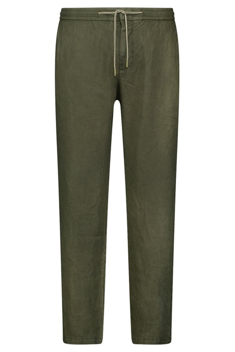 PANTS LINEN GARMENT DYED DARK STEEL 4