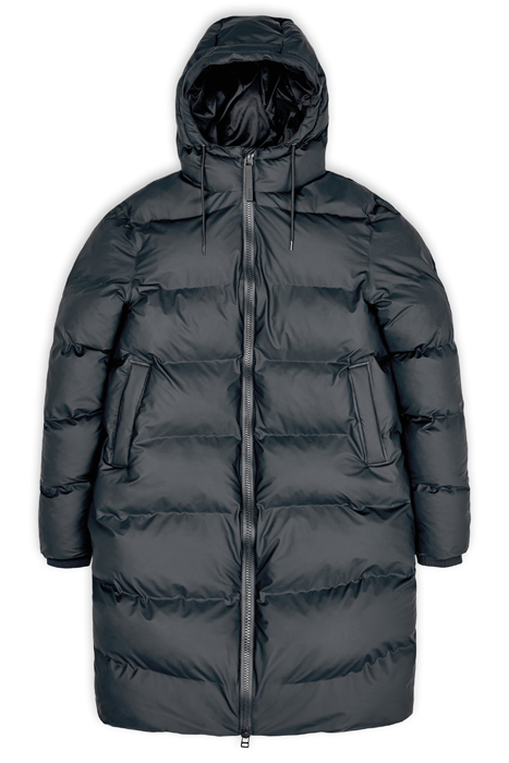 UNISEX LONG PUFFER JACKET SLATE 5