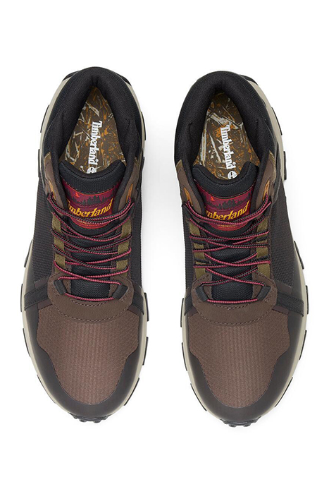 WINSOR TRAIL MID LACE UP WATERPROOF MEDIUM BROWN MESH 2