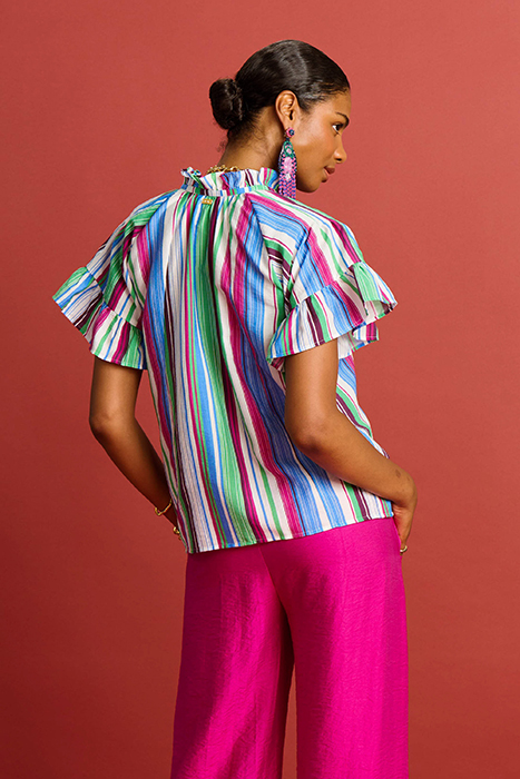 TOP - STRIPED SICILY MULTICOLOR 2