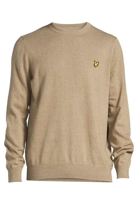 COTTON MERINO CREW NECK JUMPER SAGE UNIFORM 3