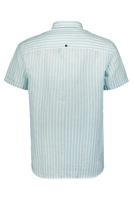 SHIRT SHORT SLEEVE STRIPES WITH LINEN SKY 2