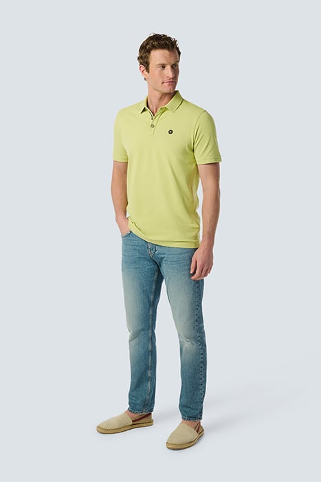 POLO PIQUE GARMENT DYED LIME 3