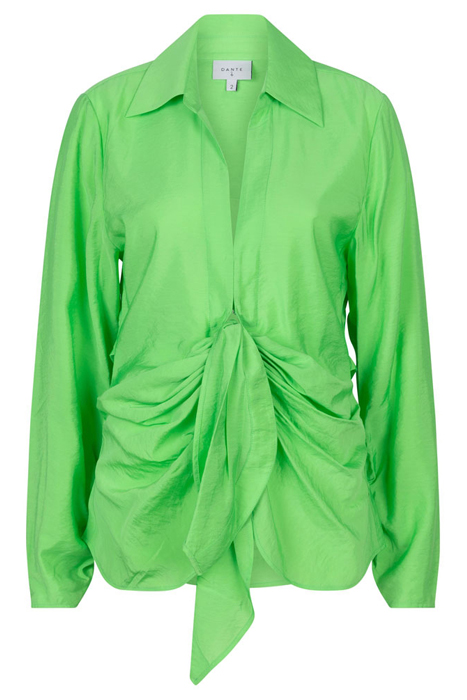 PANSY DRAPEY BLOUSE GREEN FLARE 3