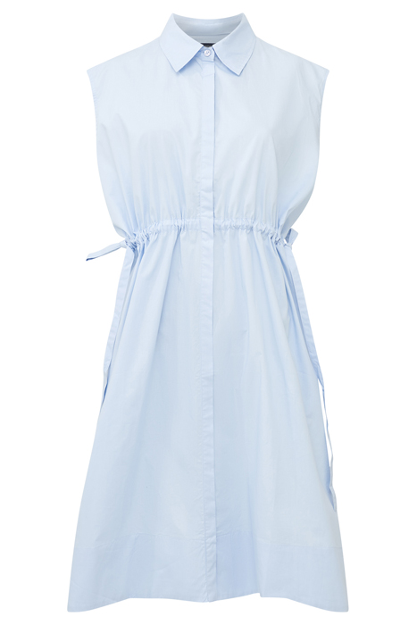 FRENCH CONNECTION RHODES POPLIN SHIRT DRESS CASHMERE BLUE 3