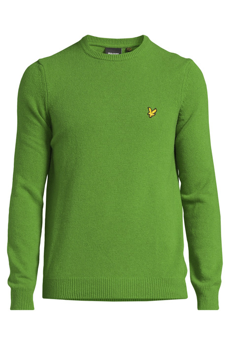 CREW NECK LAMBSWOOL BLEND JUMPER DOLOMITE GREEN 3