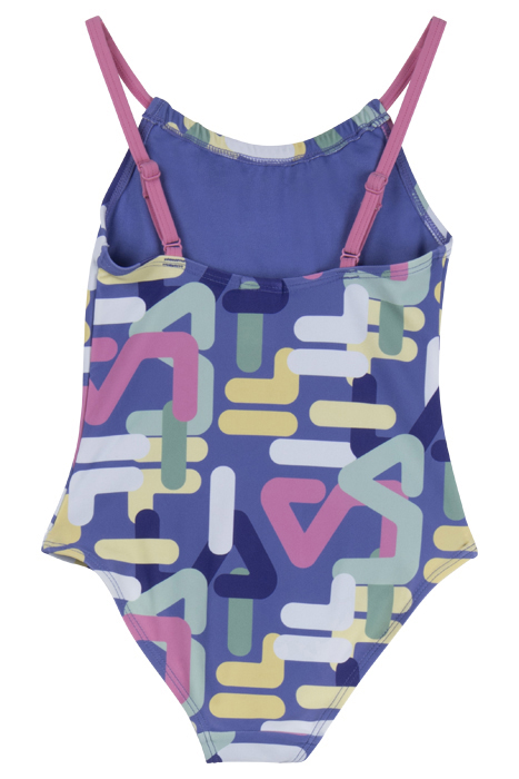 SINAH SWIMSUIT AOP BLEACHED DENIM LETTER AOP 2