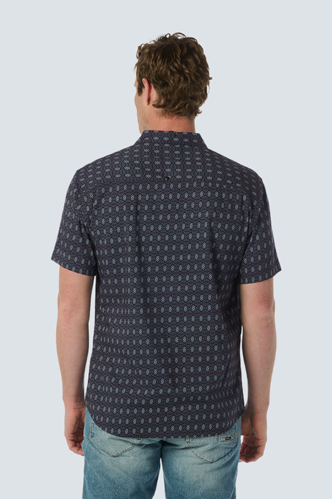 SHIRT SHORT SLEEVE RESORT COLLAR ALLOVER PRINTED NIGHT 2