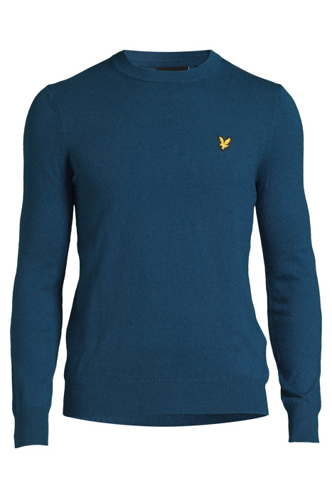 COTTON MERINO CREW NECK JUMPER APRES NAVY 3