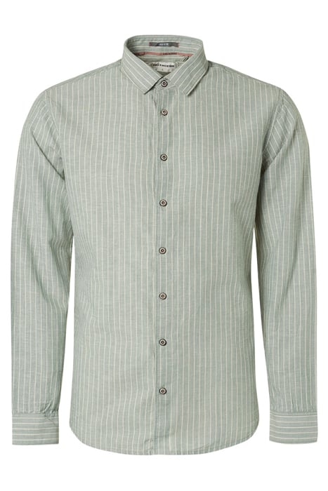 SHIRT STRIPES WITH LINEN ZINC 4