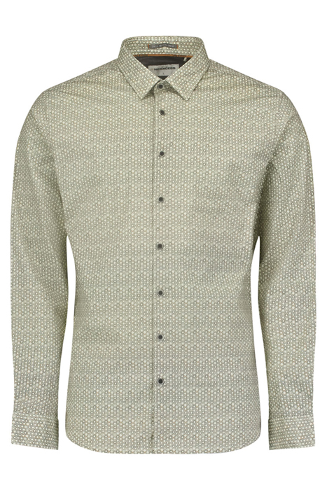 SHIRT STRETCH ALLOVER PRINTED OFFWHITE 4