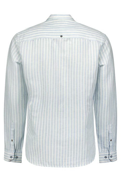 SHIRT GRANDDAD STRIPE WITH LINEN CLOUD 5