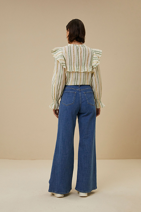 PENNIE CHACHA STRIPE BLOUSE CHACHA STRIPE 3