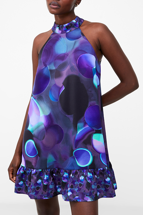 EVA HARLOW SATIN BLUE 1