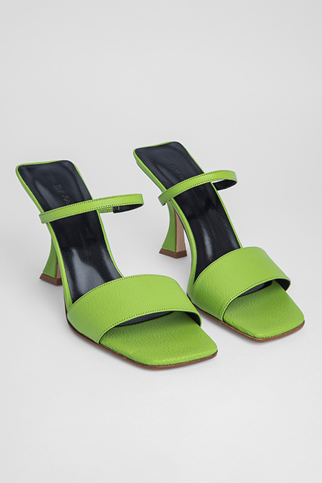 NAYLA PISTACHIO GRAINED LEATHER PISTACHIO 2