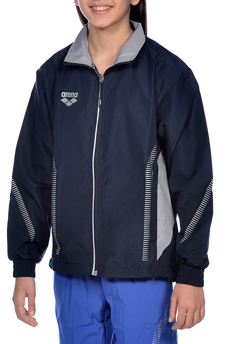 JR TL WARM UP JACKET NAVY-GREY 3