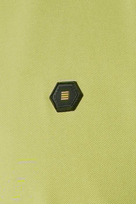POLO PIQUE GARMENT DYED LIME 7