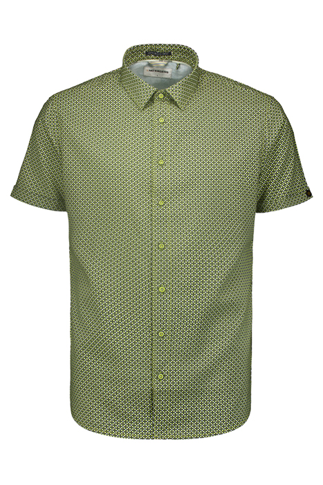 SHIRT SHORT SLEEVE ALLOVER PRINTED LIME 4