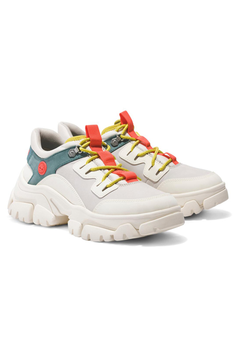 ADLEY WAY LOW LACE UP SNEAKER WHITE NUBUCK 2