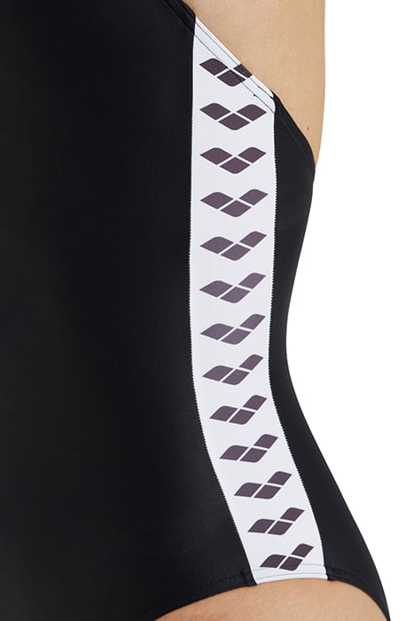 WOMEN'S ARENA ICONS SWIMSUIT RACER BACK BLACK 5
