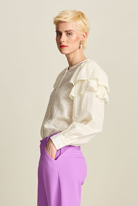 BLOUSE - ISLA BLOOMING ECRU 5