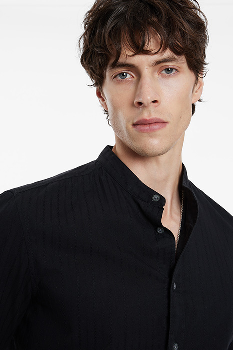 BEN LS SPORTSHIRT BLACK 3