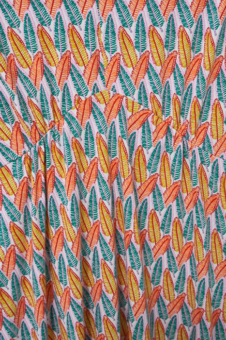 TEA MIDI JERSEY DRESS GREY MULTI 4