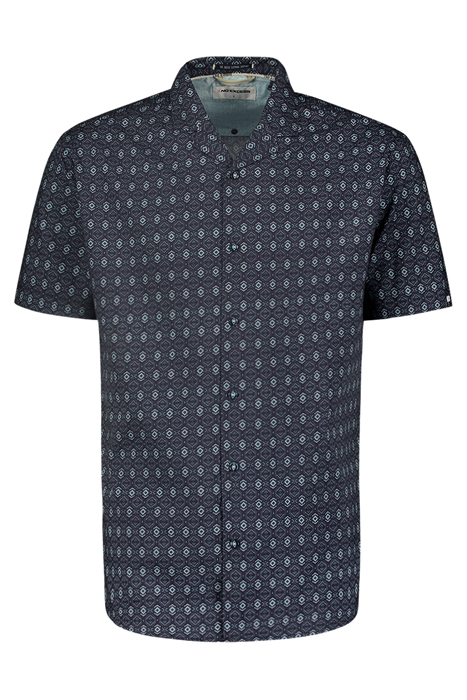 SHIRT SHORT SLEEVE RESORT COLLAR ALLOVER PRINTED NIGHT 4