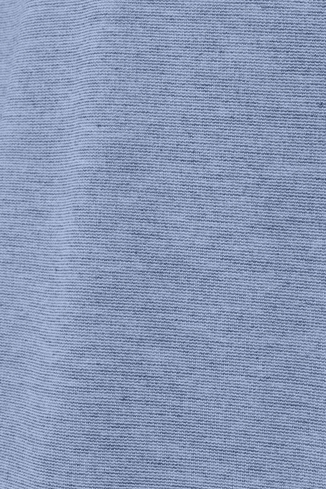 SHIRT SHORT SLEEVE JERSEY STRETCH MELANGE COBALT 7