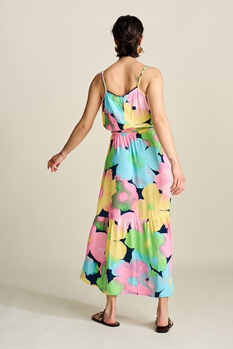 DRESS - STRAP CHERRY BLOSSOM MULTI COLOUR 2