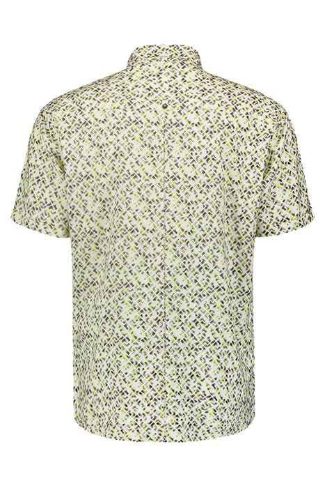 SHIRT SHORT SLEEVE ALLOVER PRINTED LIME 5