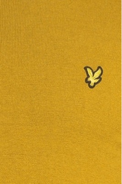 COTTON MERINO CREW NECK JUMPER ELLANESS GOLD 5